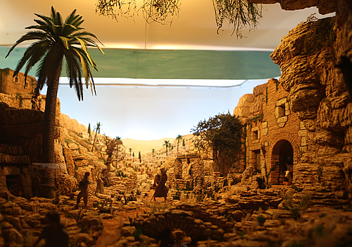 Detall de l'interior d'un diorama