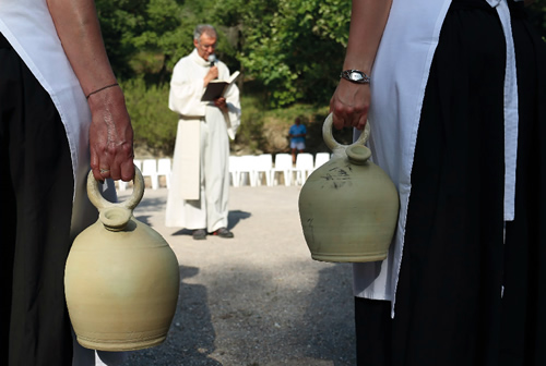 Benedicció de l'aigua termal