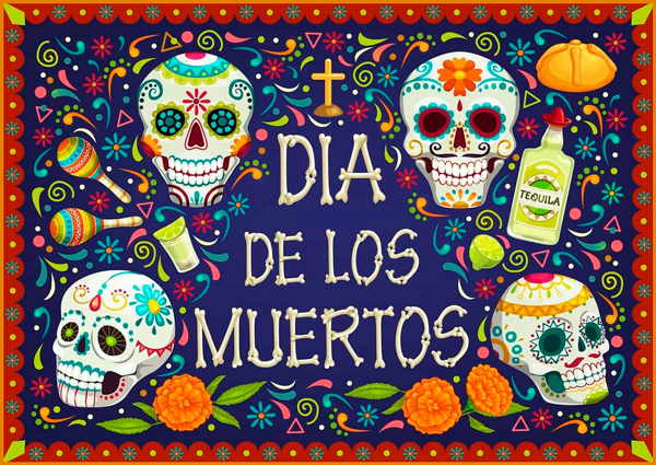 Dibuix del Dia de Muertos