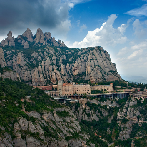 El monestir de Montserrat. Foto: Wikipedia