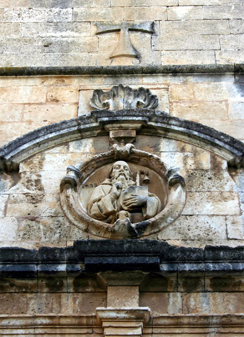 Façana de l'església parroquial de Sa Pobla