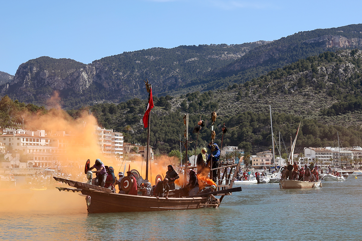 Els pirates arriben a Sóller per mar