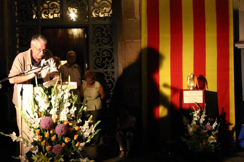 Els parlaments al Fossar (Foto: Bernat Ferrer)