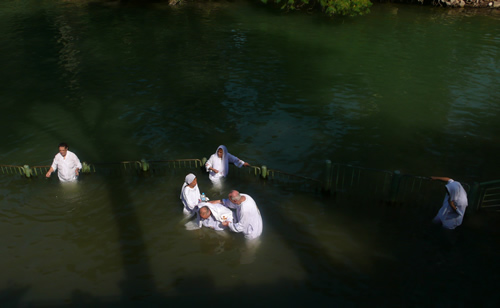 Immersió al riu Jordà