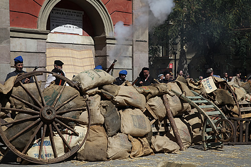 Trabucaires rera una barricada