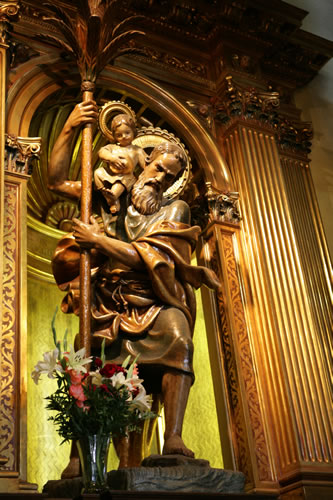 Imatge de sant Cristòfol de Premià de Mar