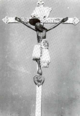 Imatge original del Sant Crist, desapareguda durant la Guerra de 1936-39