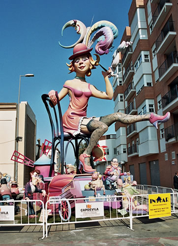 Un del monuments fallers, l'any 2006