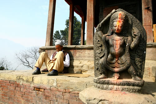 Temple dedicat a Bhimsen a Kirktipur