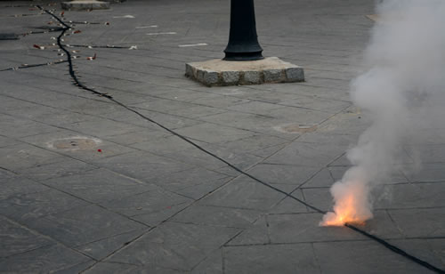 El foc comença a córrer