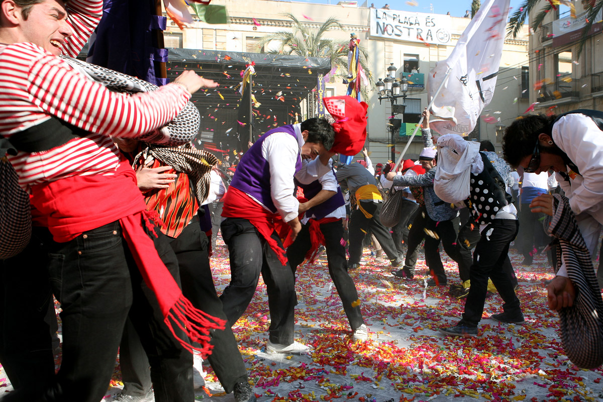 Batalla de carmels a Vilanova i la Geltrú