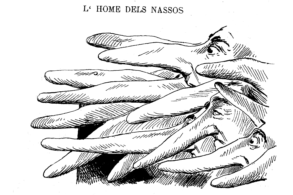 Home dels Nassos. Esquella de la Torratxa 1892