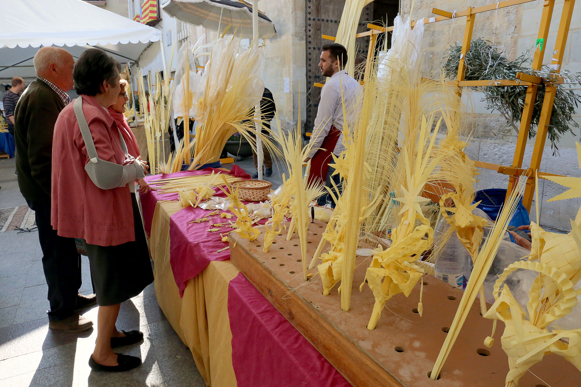 Mercat de palmes i palmons a Elx
