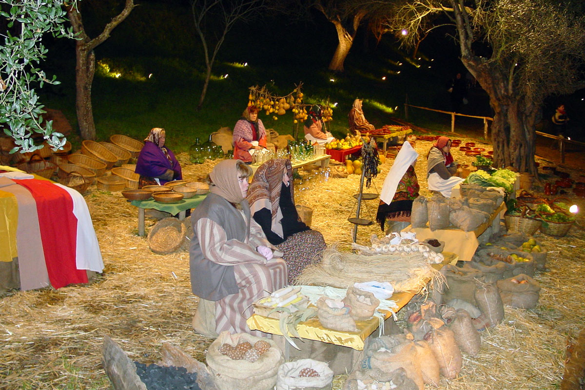 Una de les escenes del Pessebre