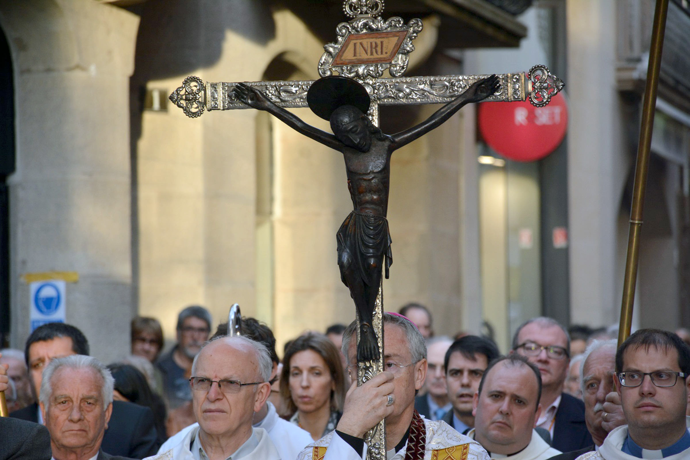 Processó del Sant Crist a Igualada. Foto: infoanoia.cat