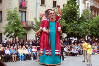 El gegant Gerió ballant
