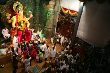 El pandal de Lalbaug