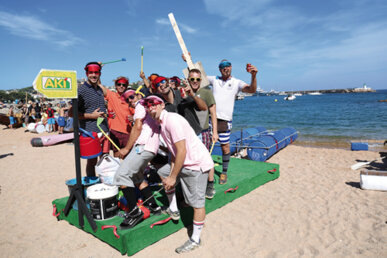 Una de les colles participants