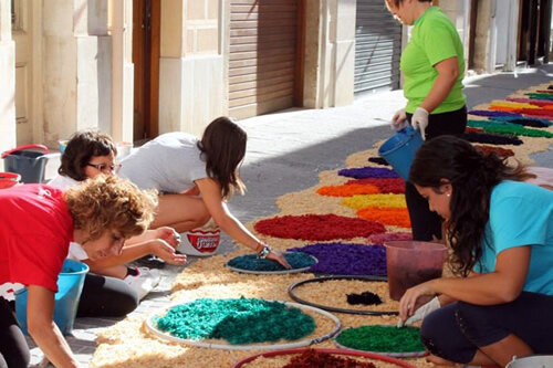 Elaborant les catifes