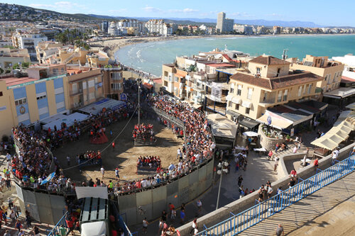 Plaça de bous construïda per a les festes