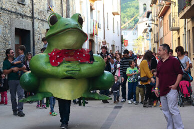 La granota, durant la cercavila