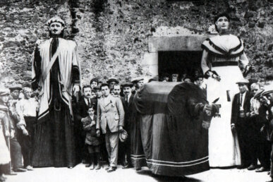 Fotografia de la mulassa als anys 1920