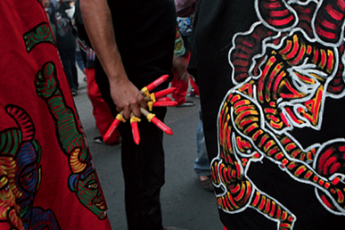 Els característics vestits dels diables
