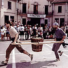 Cursa de portadores a Sant Fost de Campsentelles (el Vallès Oriental)
