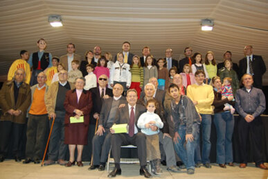 Acte de felicitació dels Andreus i les Andrees, any 2007