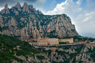 El monestir de Montserrat. Foto: Wikipedia
