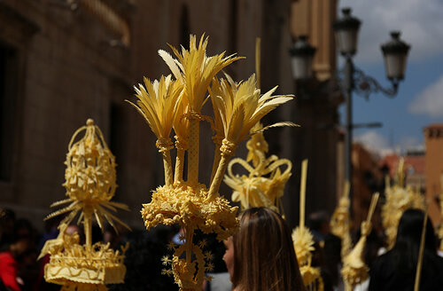 Palmes a la processó