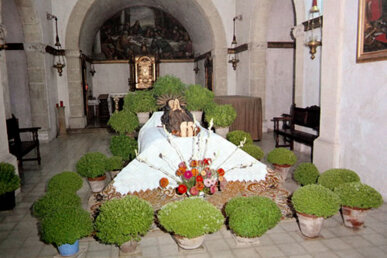 Marededéu morta de l'Església de Sant Marçal de sa Cabaneta (Mallorca)