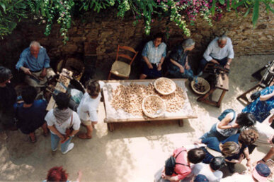 Un dels múltiples tallers de la festa