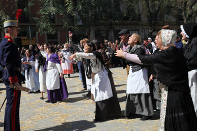 Enfrontament verbal amb els militars espanyols