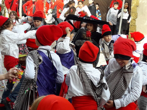 Les comparses a Cubelles. Foto: Ràdio Cubelles