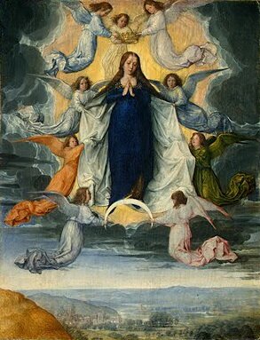 Michel Sittow. Assumption of Mary,1500