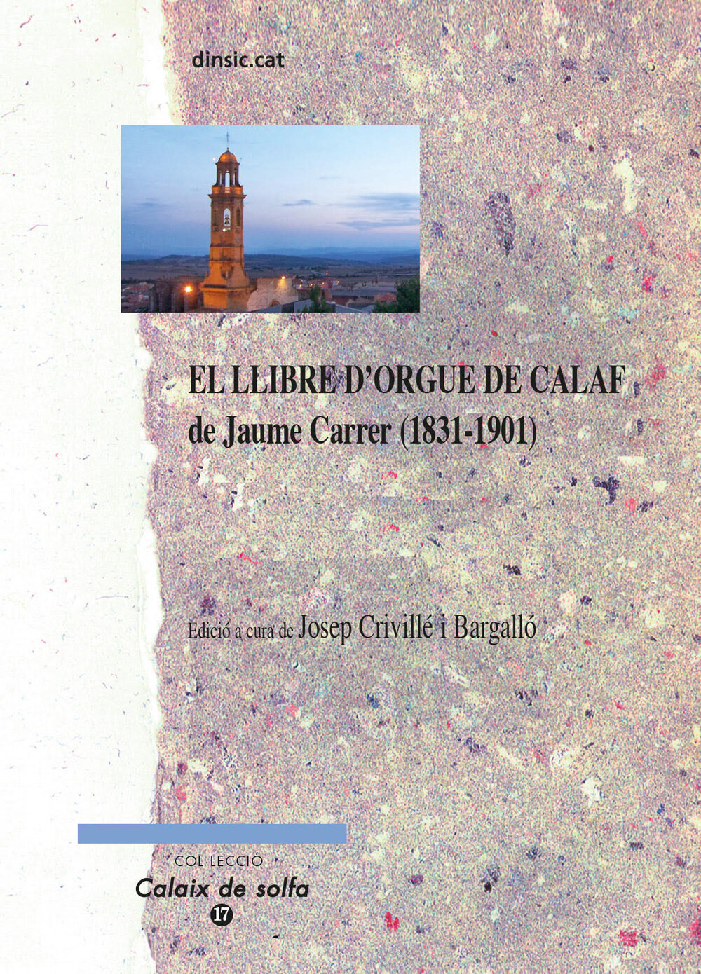 El llibre d'orgue de Calaf