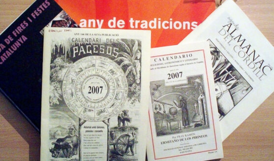 Temps d'almanacs, calendaris i agendes