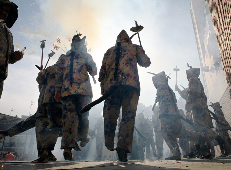 Ball de Diables de Vilanova i la Geltrú l'any 2006 a Sitges