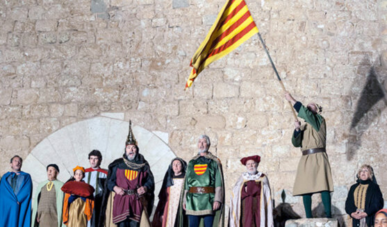 Bandera de Catalunya a Bellcaire d'Empordà