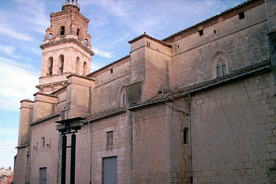 El campanar de l'església de l'Assumpció de Santa Maria