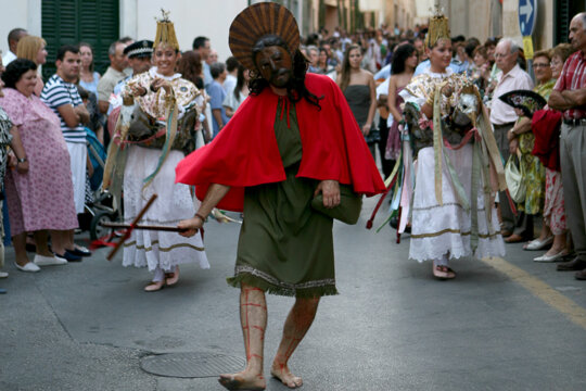 Sant Joan Pelós durant la processó