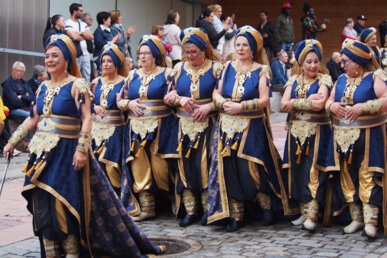 Filada de la Festa de Moros i Cristians