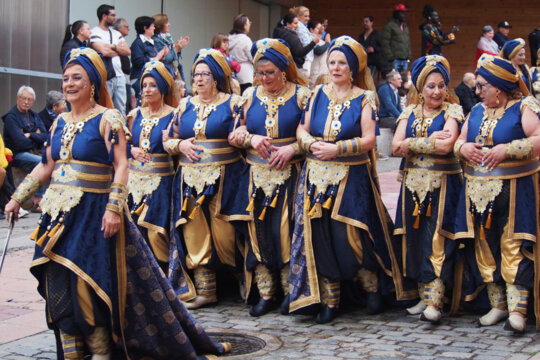 Filada de la Festa de Moros i Cristians