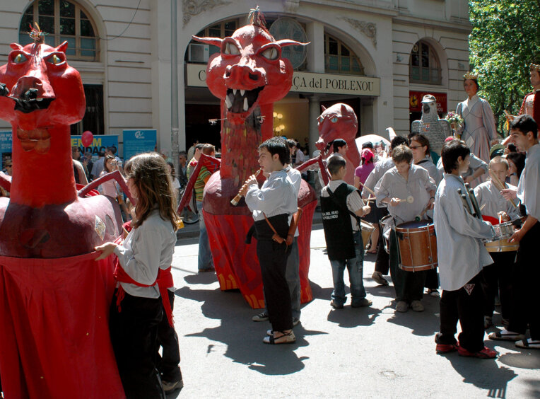 Festes de maig al Poblenou de Barcelona