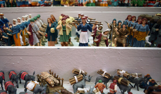 Fira de Nadal a la Sagrada Família