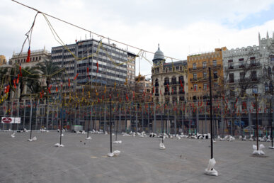 Interior de la mascletà