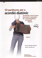 50 Partitures per a acordió diatònic. Volum 1