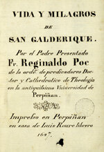 Compendio de la vida de Sant Galderique de Canigon y San Isidro de Madrid