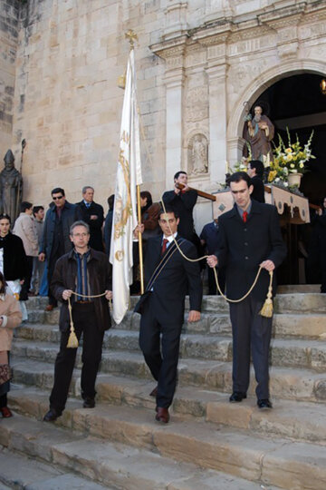 El trasllat de la imatge del sant